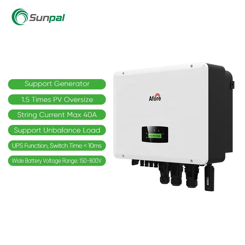 Sunpal Off Grid Solar Hybrid Energy Storage System 40kW 50kW Hybrid Solar Power System Full Set for Industrial