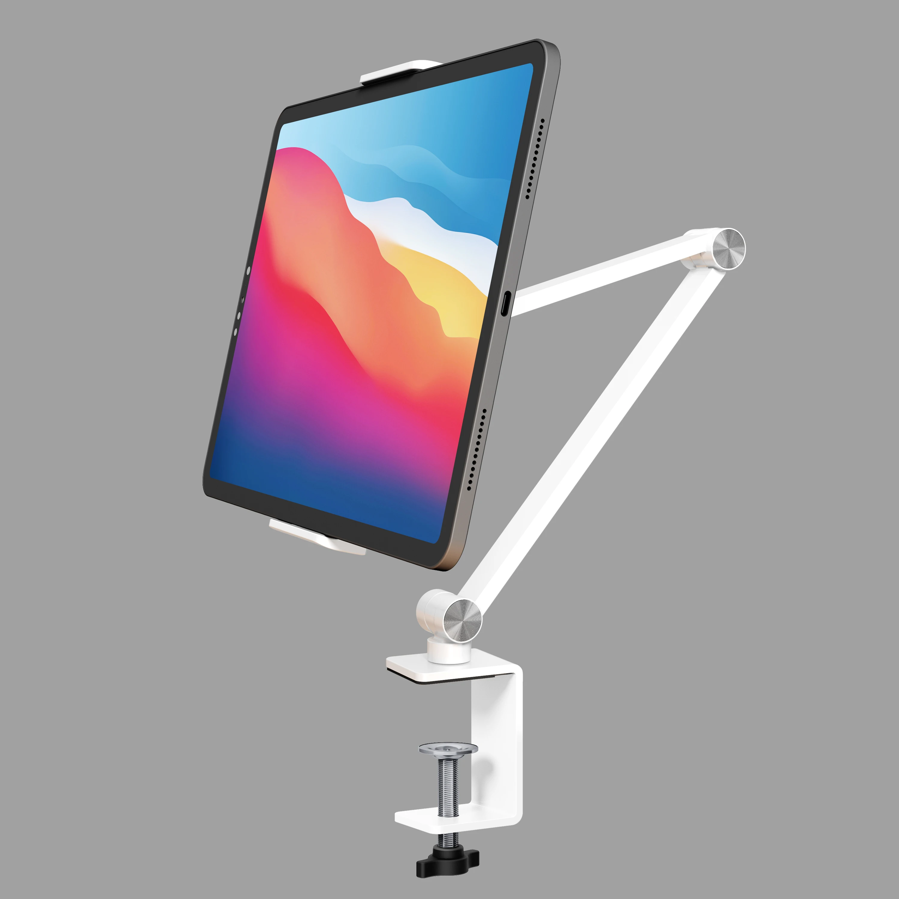Tablet desk mount stand smart phone stand tablet flexible arm stand (BEWISER CS-2)