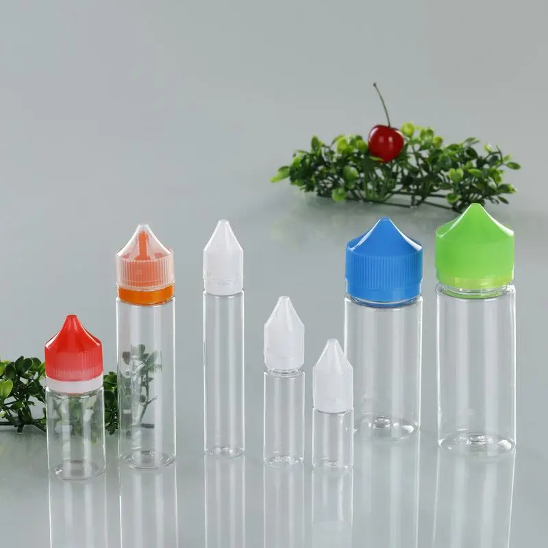 smoking oil liquid e liquid pet clear plastic dropper bottle  30ml 50ml 60ml 1oz 120ml vape juice bottles with child proof cap
