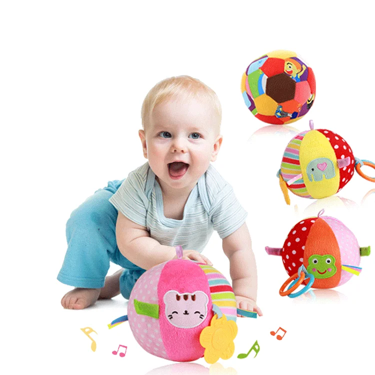 Wholesale Creative Safety Eco-Friendly Mini Baby Soft Custom Plush Ball