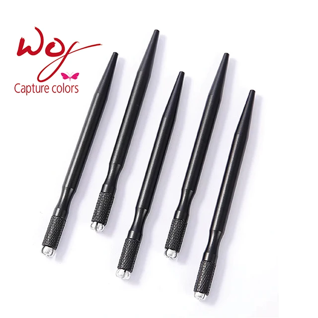Multi functional eyebrow tattoo handmade pen semi permanent fogging handmade needle piece line eyebrow float lip