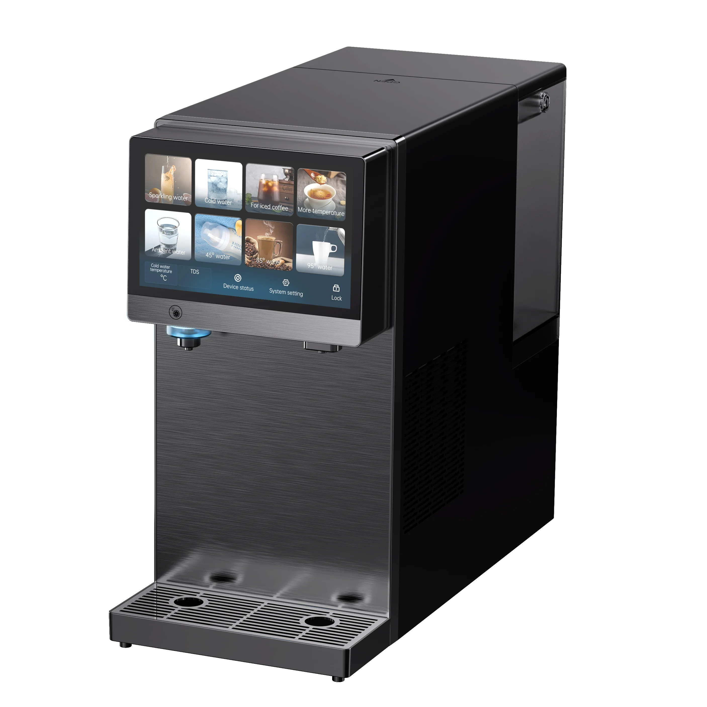 One Touch Soda stream Sparking Water Maker and Dispenser hot cold water with flow UV and RO system