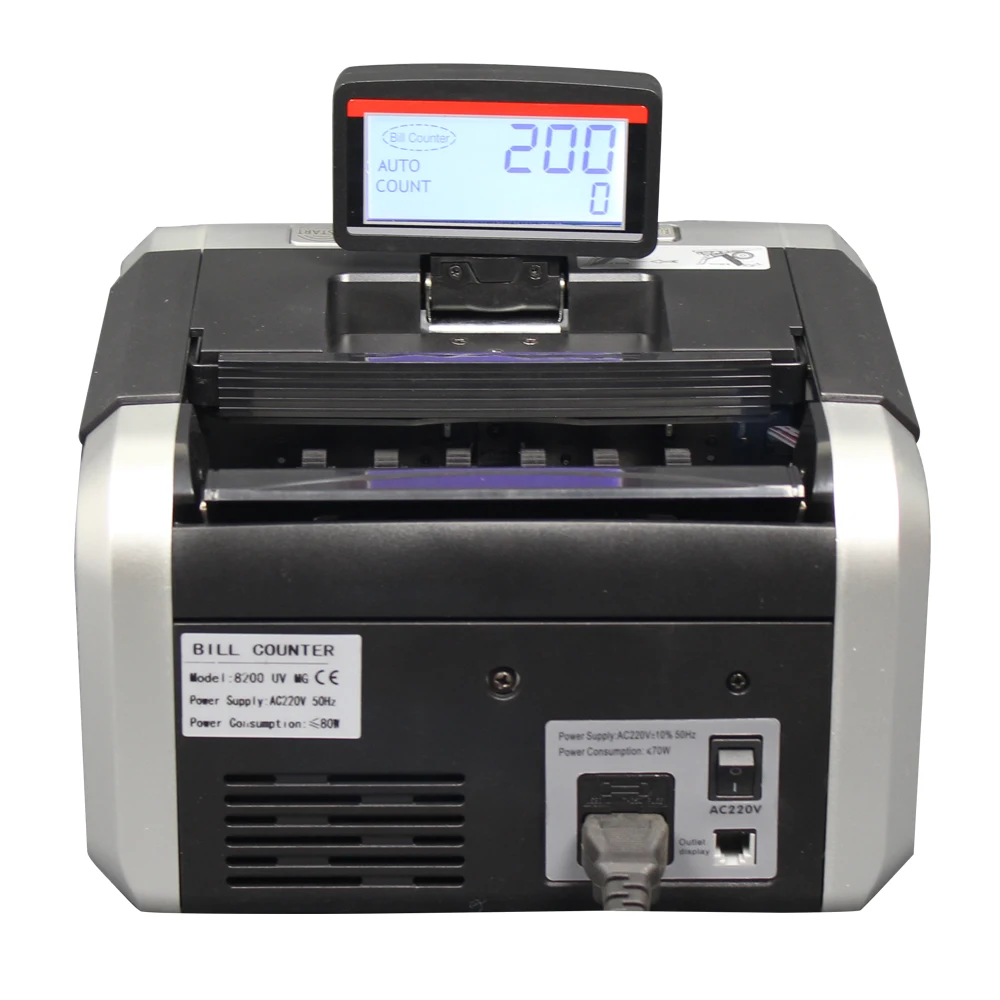 Canadian Polymer Bill Counter UV Money counting Machine for paper and polymer banknotes