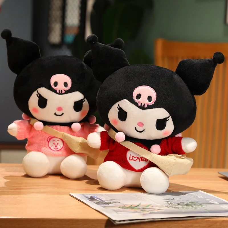 Allogogo Top Selling Sanrioed Plush Toy Black Gold Cullomi Little Devil Doll Wedding Kid Children Toy Girls Birthday Gift