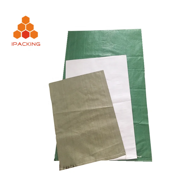 
recycled 25kg 50k rubbish sandbag packing pp woven raffia tubular coal construction bag 