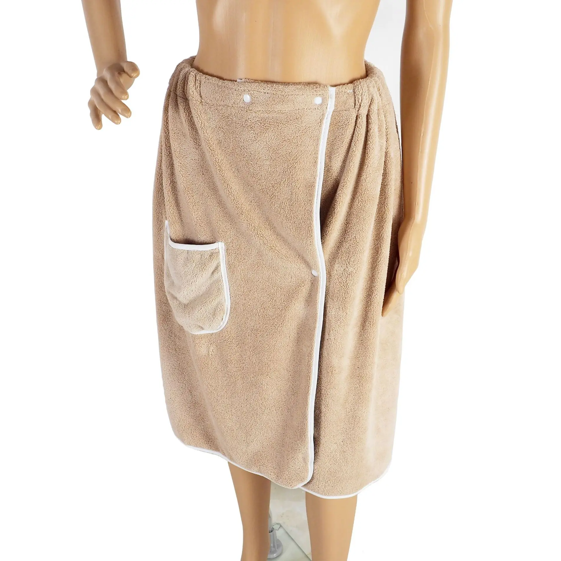Soft Quick Dry Man Wearable Bath Towel with Pocket Soft   Magic Swimming Beach Towel Blanket 70*140cm
