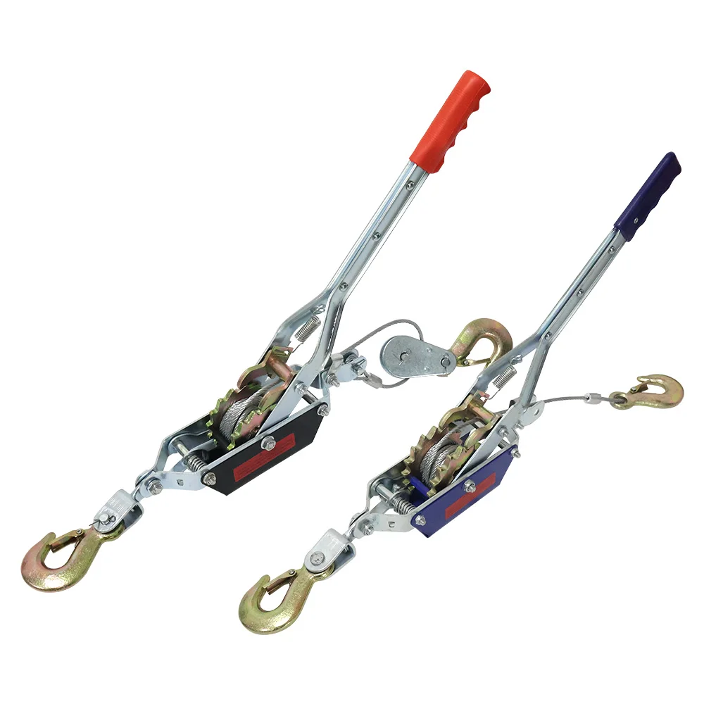 Factory 3T 3m New type Ratchet Hand Cable Wire Rope Puller high quality galvanized steel wire rope ratchet puller