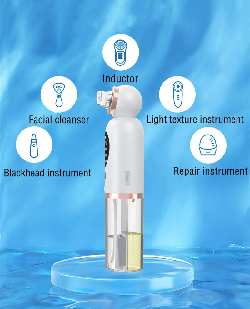 Personal Care Small Bubble Blackhead Cleaner Cycle Pore Acne Pimple Removal Vacuum Suction Water