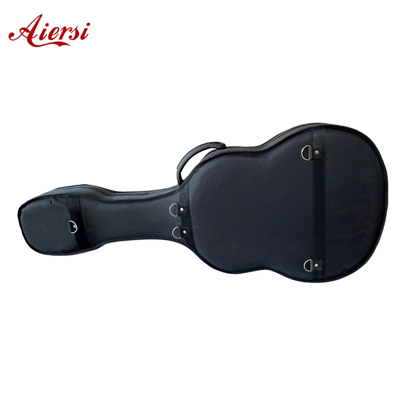 39 Inch Black Color Standard Size Classical Guitar Foam case