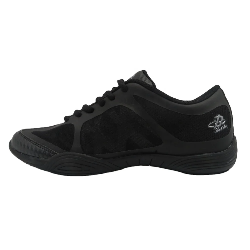Lightweight comfortable black cheerleading shoes athletic shoe training shoes for competition dancing  training