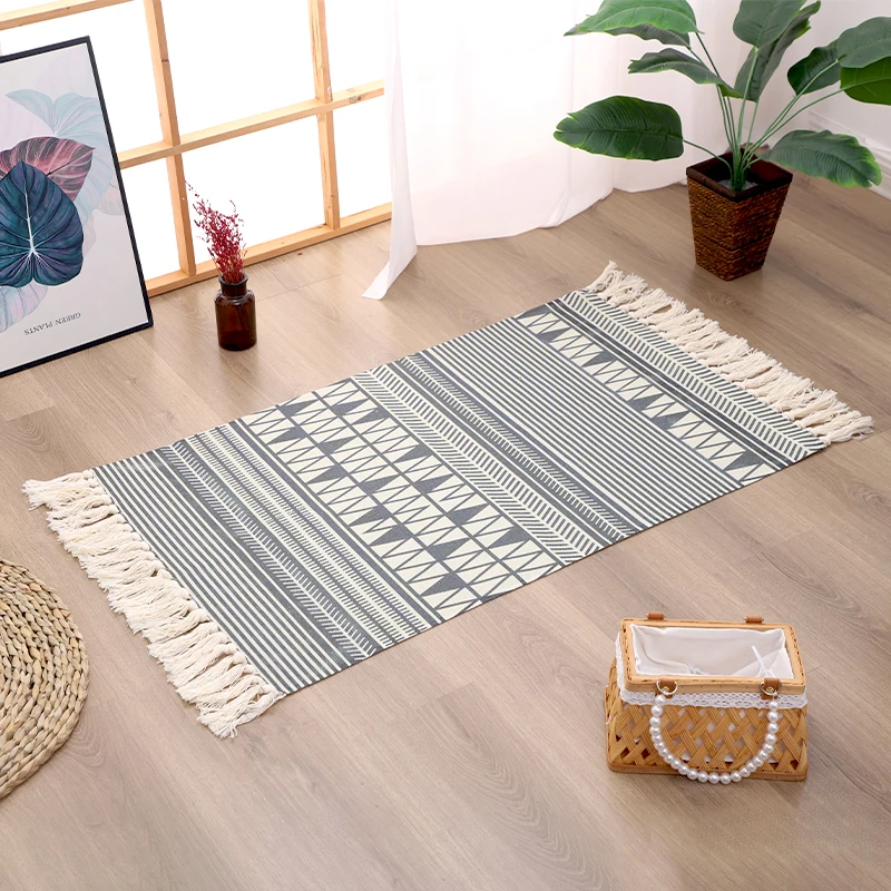 Моющиеся коврики с кисточками для домашнего декора