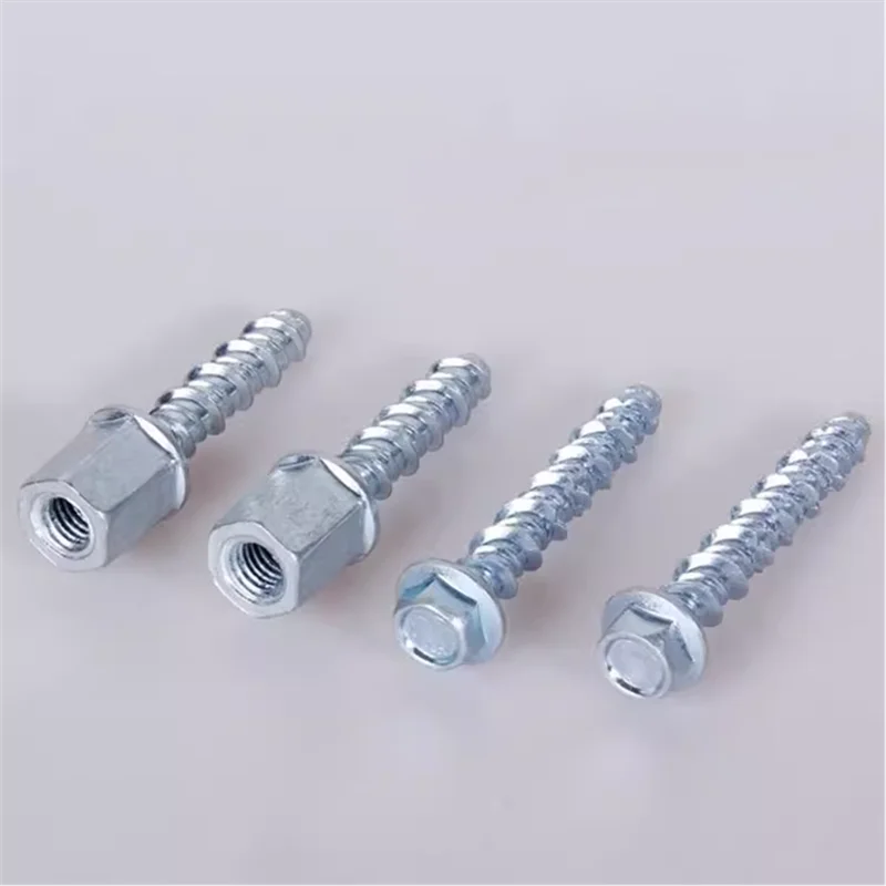 Hexagon Expansion Female Threaded Concrete Ceiling Screw Anchor Concrete Rod Hanger Drywall Screw Ceiling Anchor