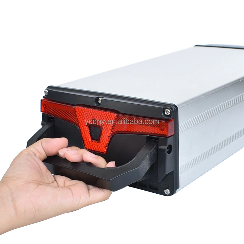 e bike rear rack battery box ebike battery case 48v batterie casing e bike without cells