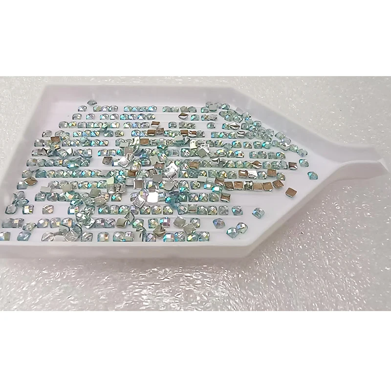 New DMC 958# square crystal AB beads resin crystal diamond drills AB diamond puzzle accessories