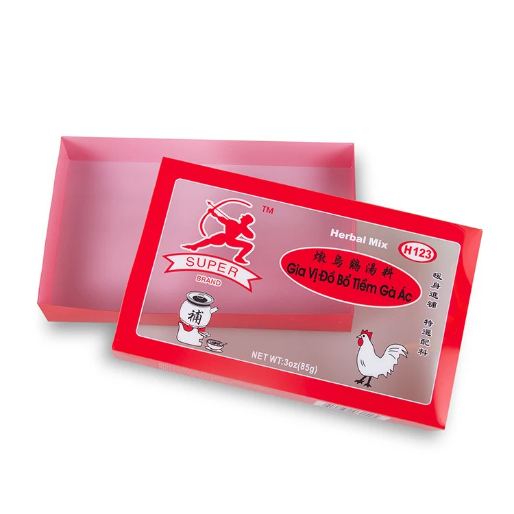 custom clear small clear plastic telescoping gift  box packaging for  Chinese medicine ,herb , American ginseng