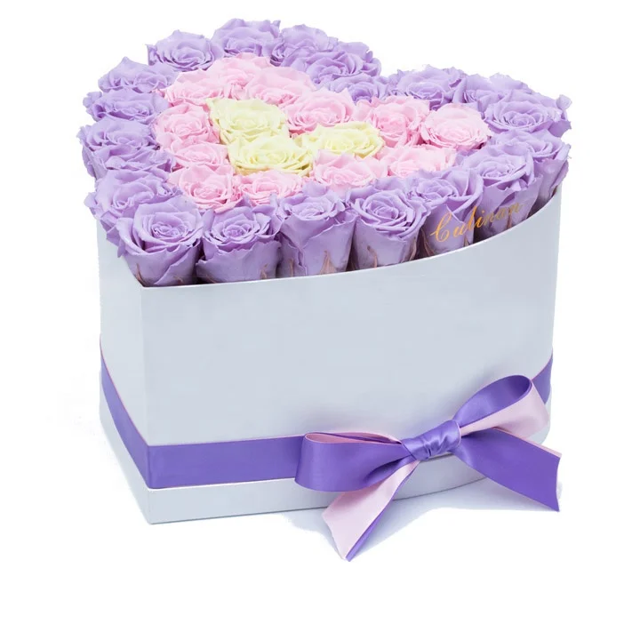 Wedding Valentine Gifts Set Stabilized Preserved Roses Immortal Eternal Forever Flower