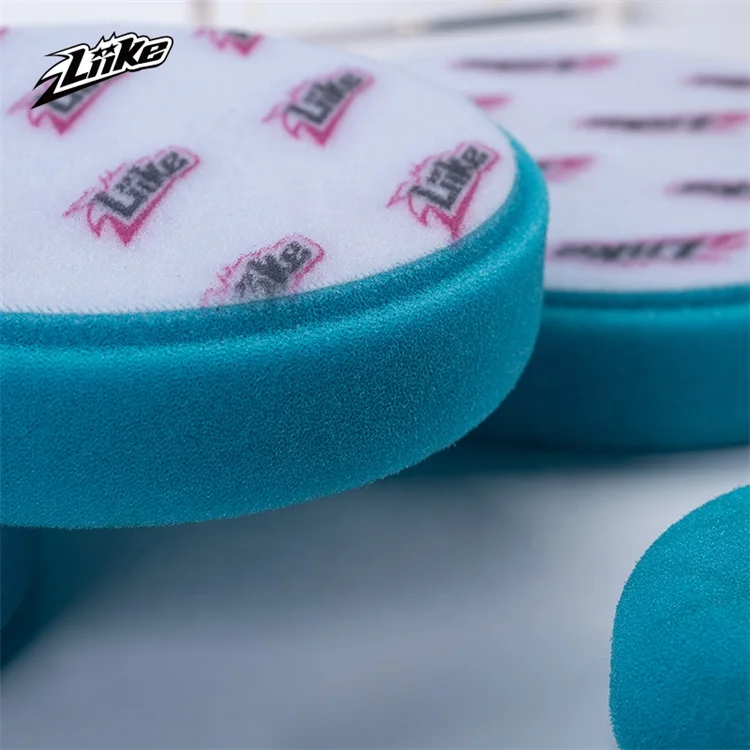 Liike 5 Inch 130mm Foam Buffing Pads round Car Detailing CR Polishing Pads DA Buffer Pad Polisher Use Made Sponge