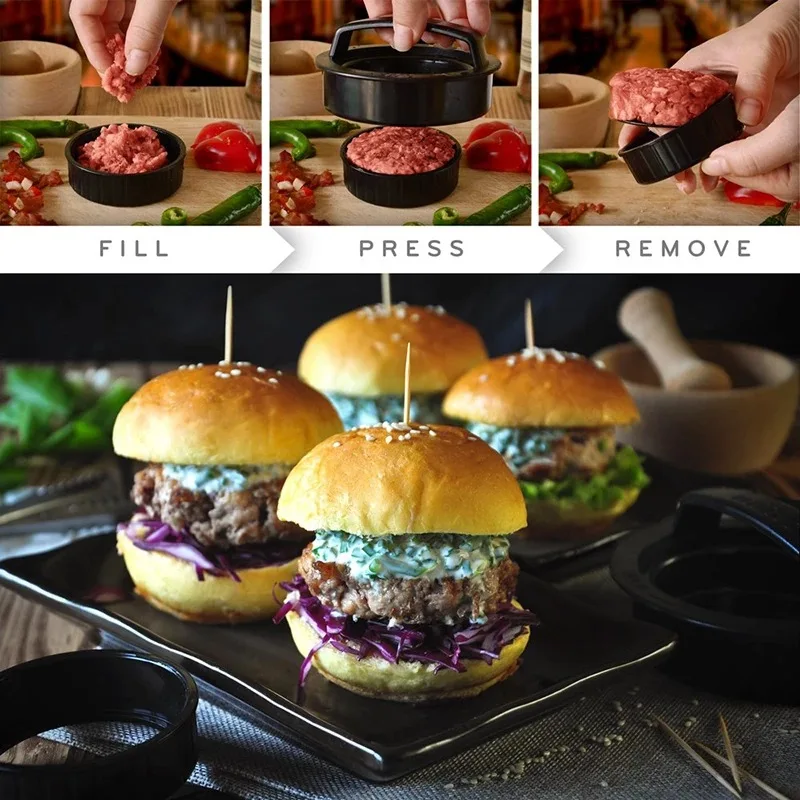 Burger Press Hamburger Patty Molds,  Sliders Beef Burger, Kitchen Barbecue Tool
