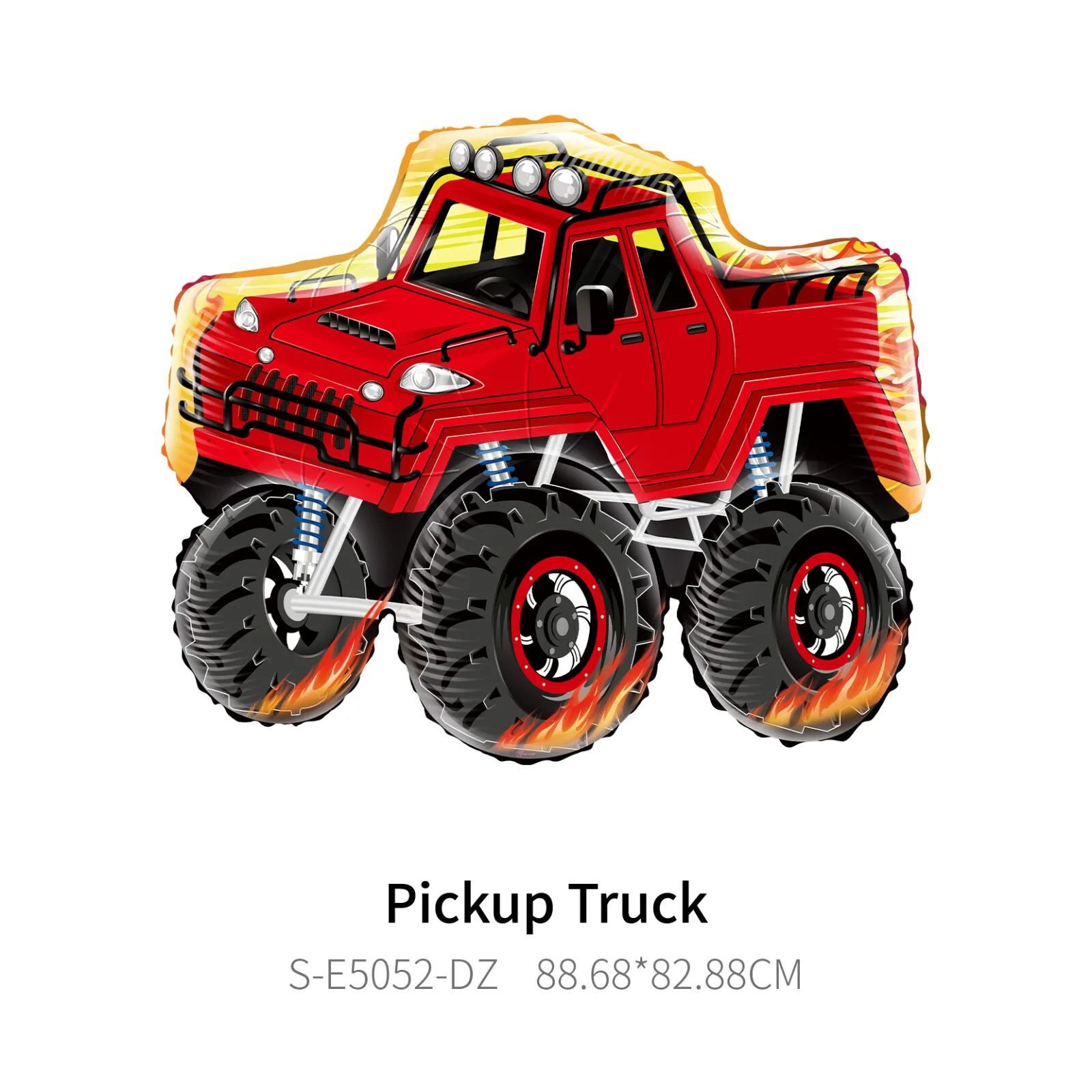 New Style Pickup Balloon Truck Mylar Balloon Truck Birthday Party Decoration