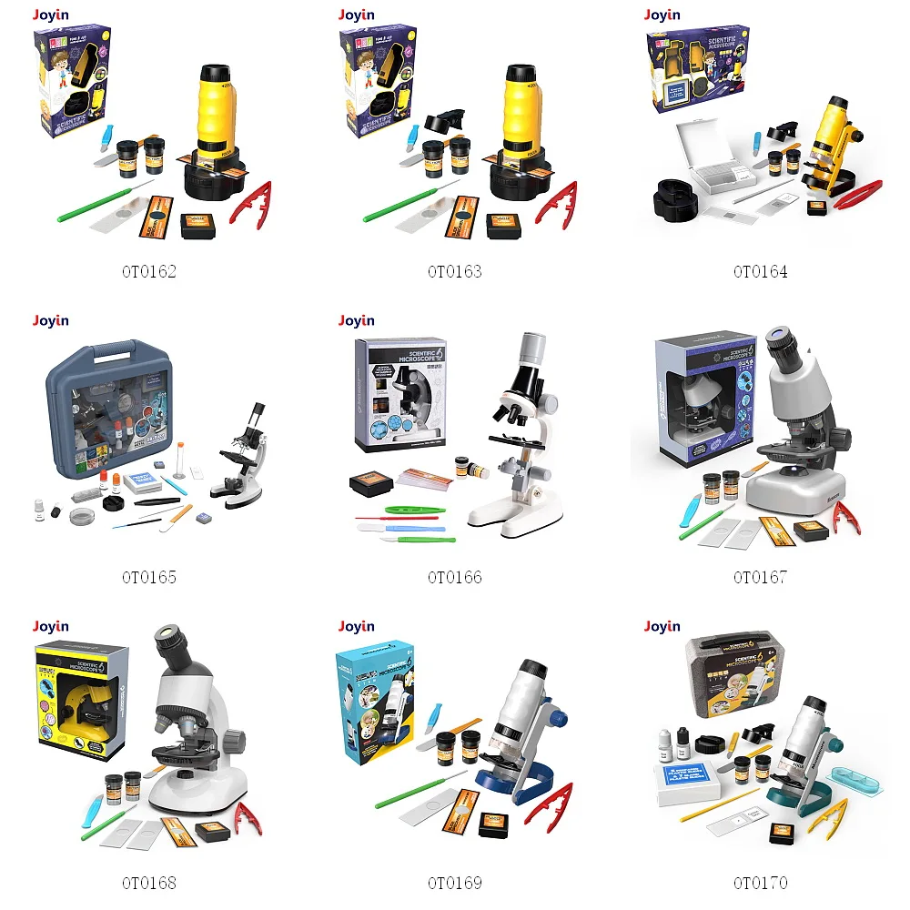 Мини-светодиодный микроскоп ручной научный Детский обучающий стебель для начинающих портативный ЭКСПЕРИМЕНТАЛЬНЫЙ НАБОР подарки
