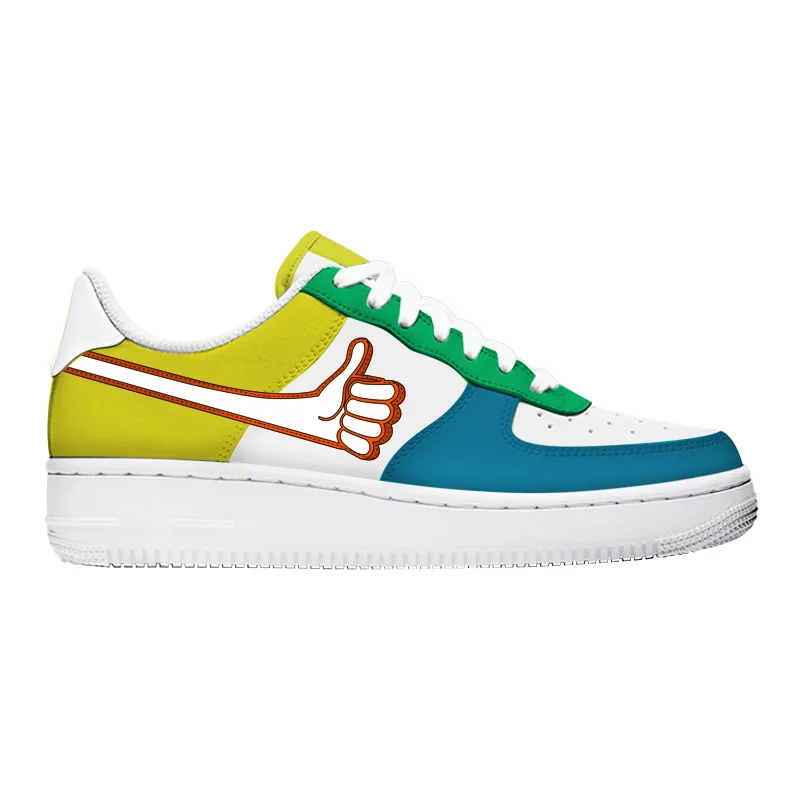 Oem/Odm Manufacturers Original Customized Logo Genuine Leather af Low Sneakers Design Skateboard Casual Men Custom Shoes