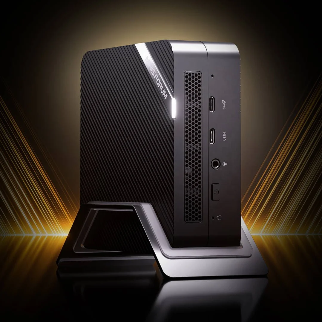 Мини-компьютер MINISFORUM UM773 Lite новый маленький настольный компьютер AMD Ryzen 7 портативный офисный PCIe4.0 SSD Windows 11 Pro Barebone игровой