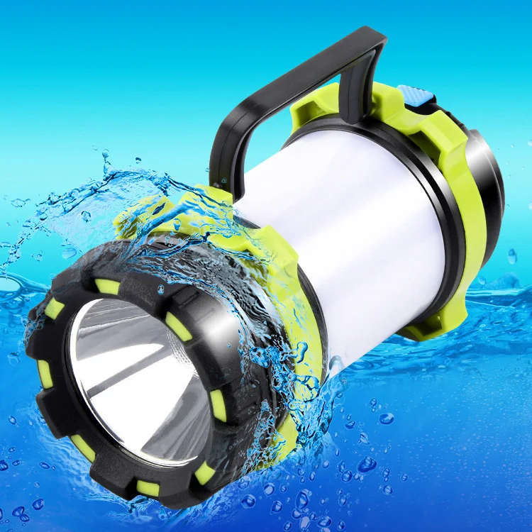 USB Rechargeable LED Flashlight Outdoor Power Bank Hiking Brightest  Camping Lantern