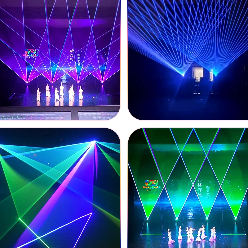 HiLtte 2025 Factory Price mini IP65 40W High Power Custom party lights disco laser light for Night Club dj