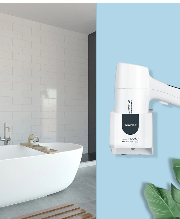 Heaidea Professional Salon Hair Dryer 1200W hanging hair blower for hotel home bathroom