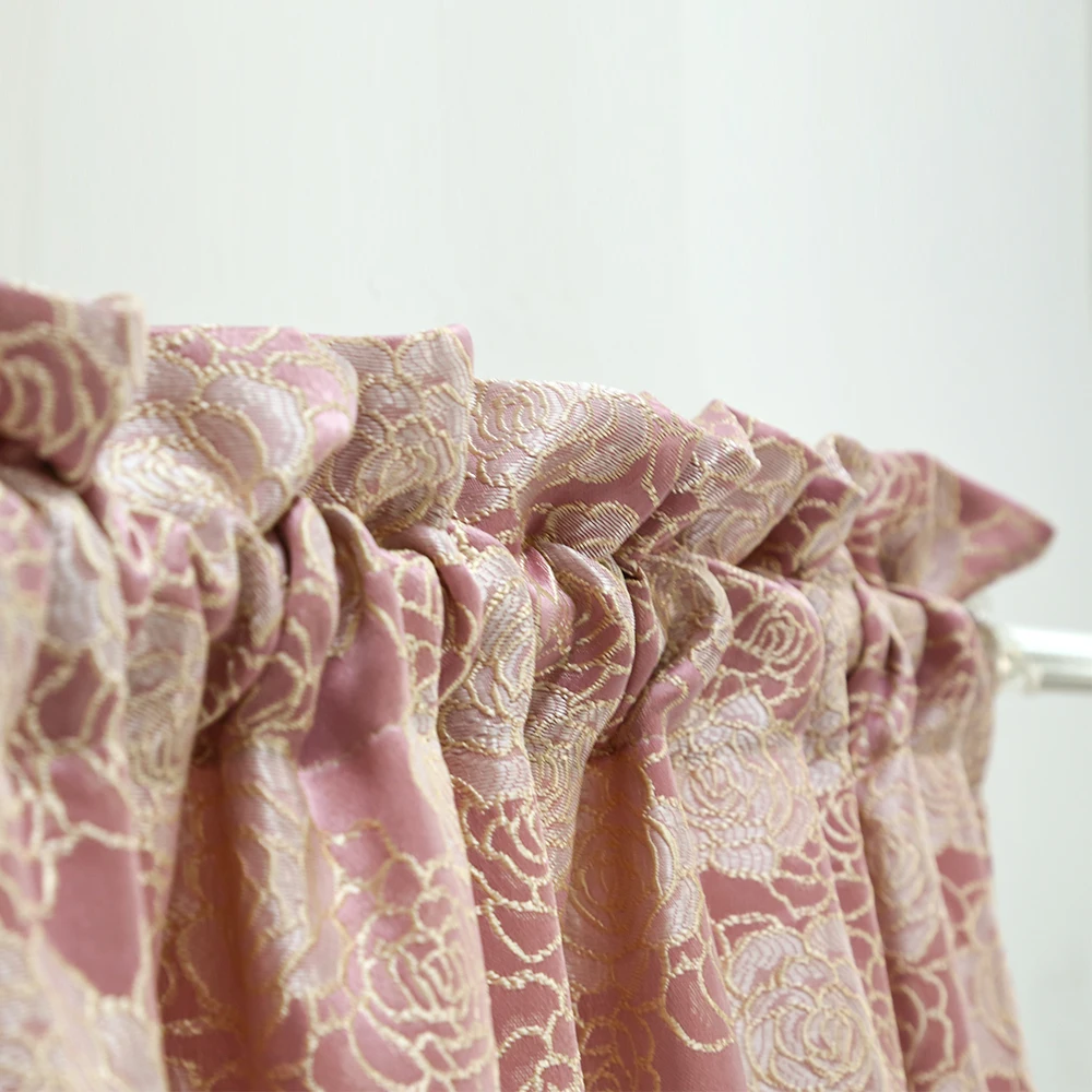 China wholesale fashion jacquard curtain fabric on sale blackout window ready made curtain for home decor luxury