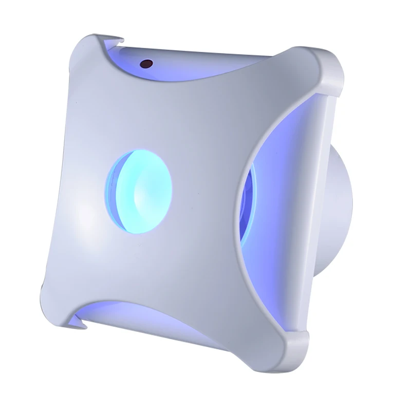 Бесшумный настенный вытяжной вентилятор для ванной, 220 В, 4, 6 дюймов