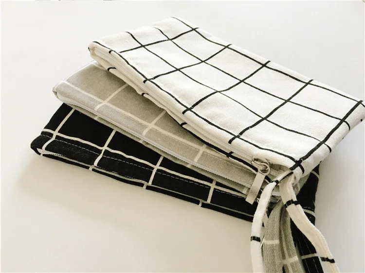 
Custom Personalized printed Mini Zipper card Coin Canvas Fabric Purse Cute Pouch 