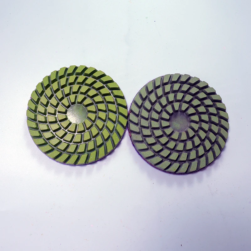 Diamond sponge polishing pad Concrete Grinding for Machine 4 step polishing pad Concrete Diamond Grinding foam polishing pad