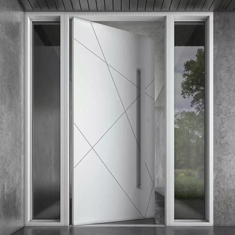 High Quality Aluminium Glass Pivoting Door Aluminum Center Pivot Round Top Doors Interior Pivot Doors