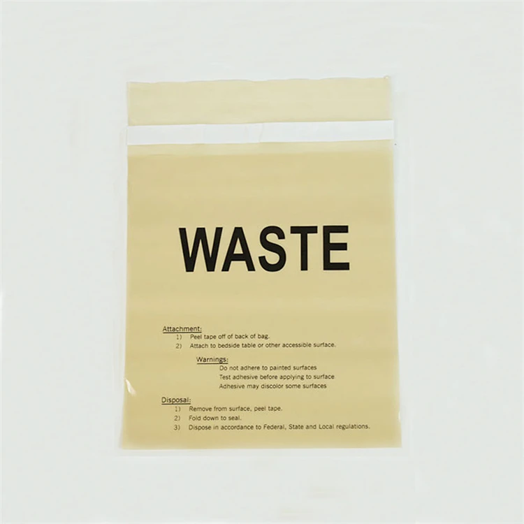 Hot Sale Disposable Dpe/hdpe Biodegradable Red/yellow Autoclave Sterilization Medical Biohazard Waste Bag