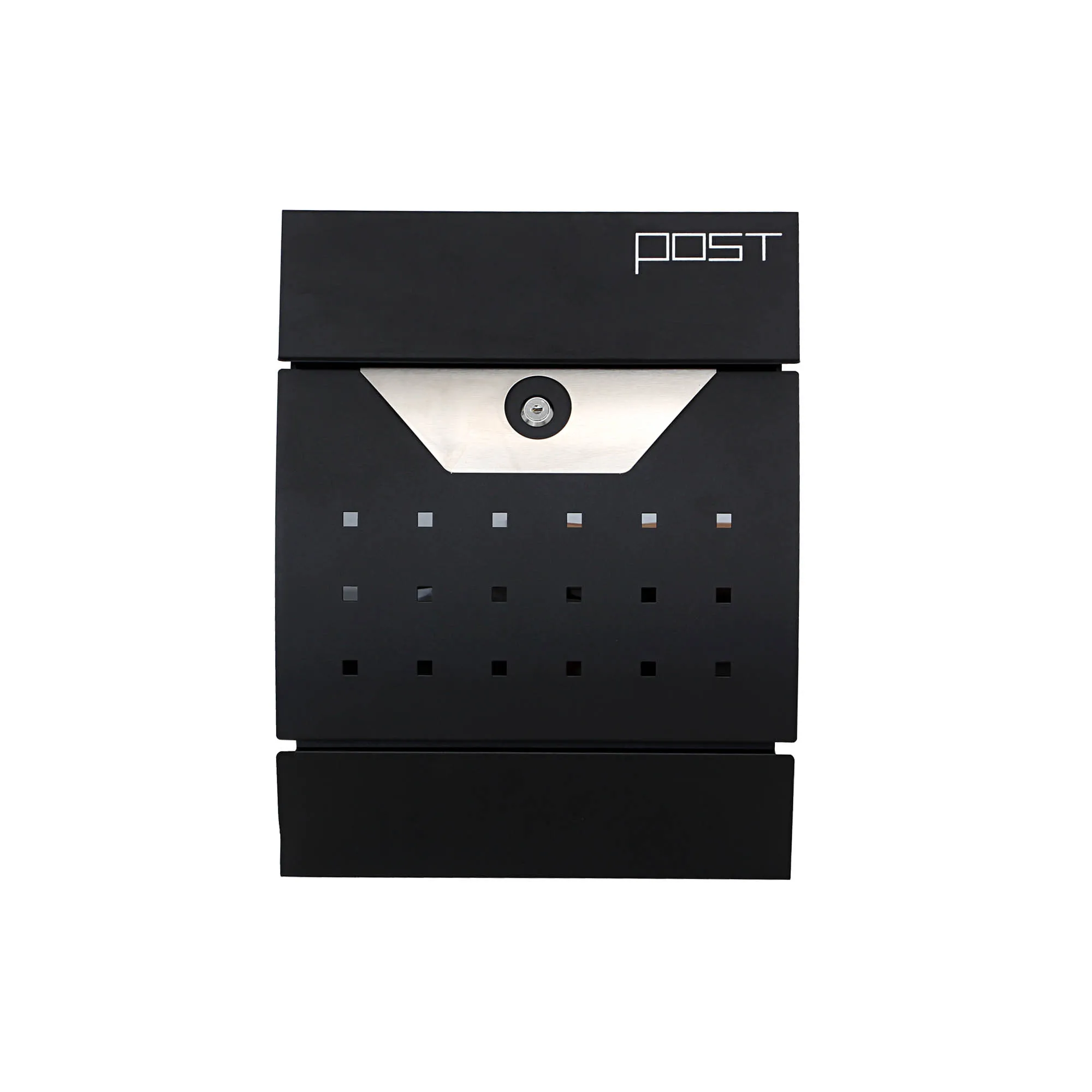 Креативный Американский элегантный почтовый ящик черный запирающийся почтовый ящик