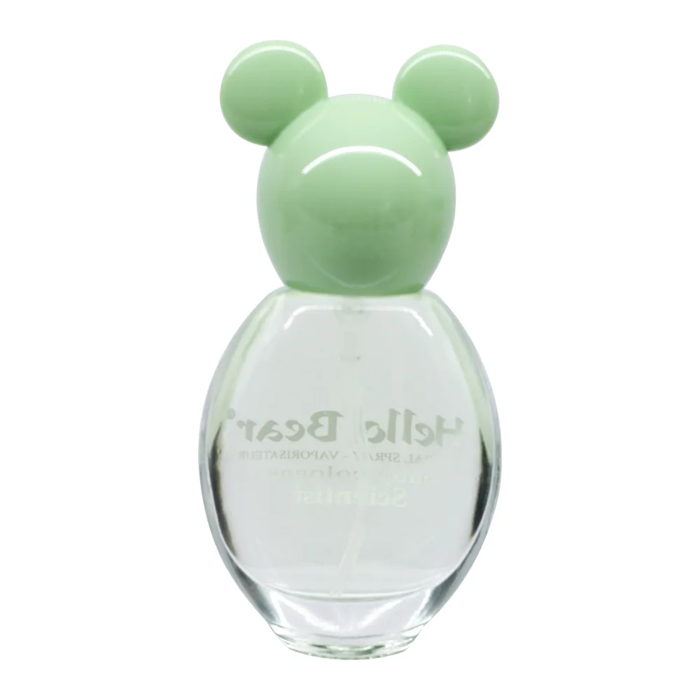 OEM&ODM Service Support Mild Formula Grass Green Animal Baby Cologne Perfume with Glass Bottle in Low Price