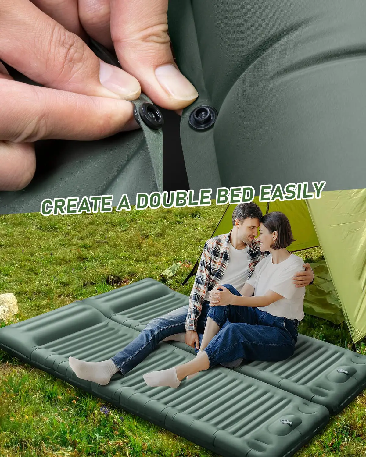 New Design Wholesale Self-Inflatable Waterproof Outdoor Self Inflating Camping Mat Air Mattress