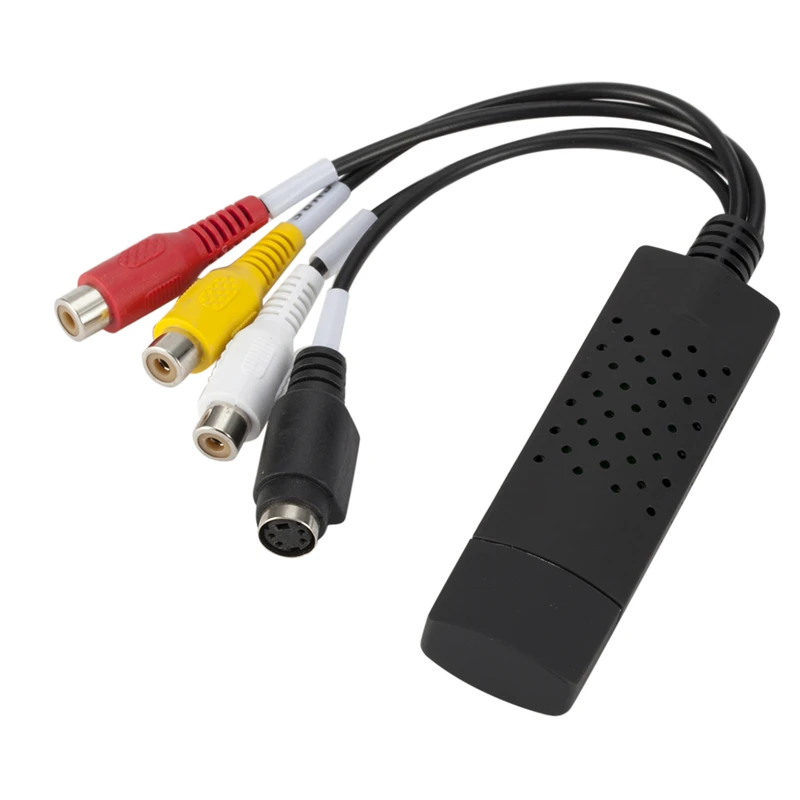  USB 2 0 Видео Аудио преобразователь захватывающая карта DVD DVR VHS Поддержка NTSC PAL видео Высокое качество портативная простая