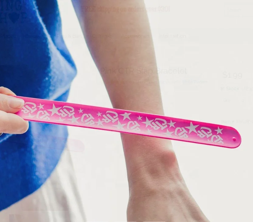 glow in dark high visibility pvc slap wristband with logo Highly Reflective Wearable Wrist/Ankle Bands Snap Safety Armbands