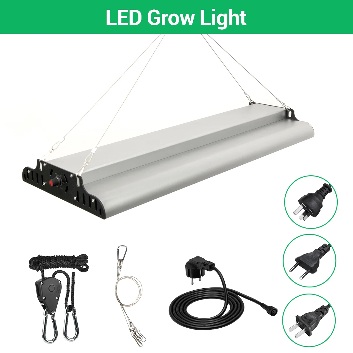 LED Grow Light Hydroponic Greenhouse 240W Full Spectrum LED Grow Light For Indoor Medical Plants