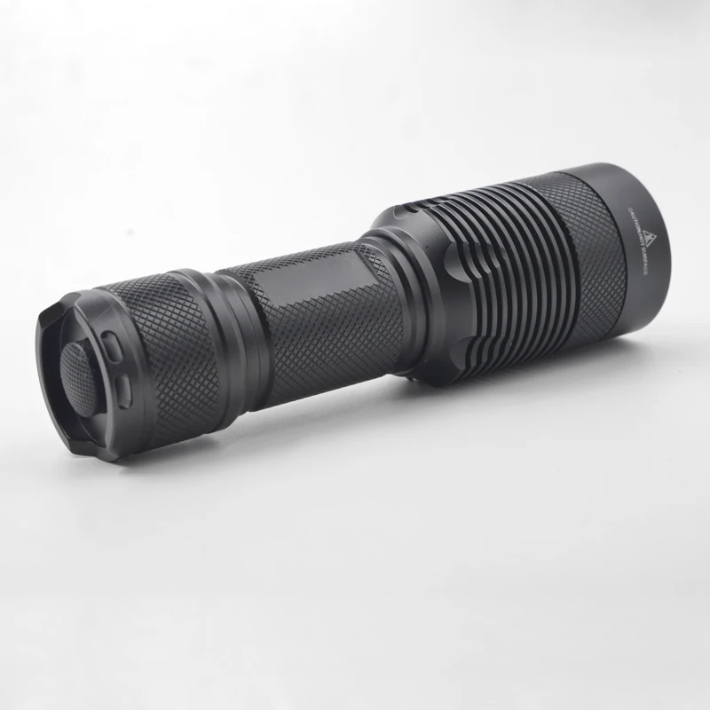Black manta ray c8.2 aluminum alloy XHP70 XHP50 SST-40 led host power by 1x18650 / 26650 flashlight DIY