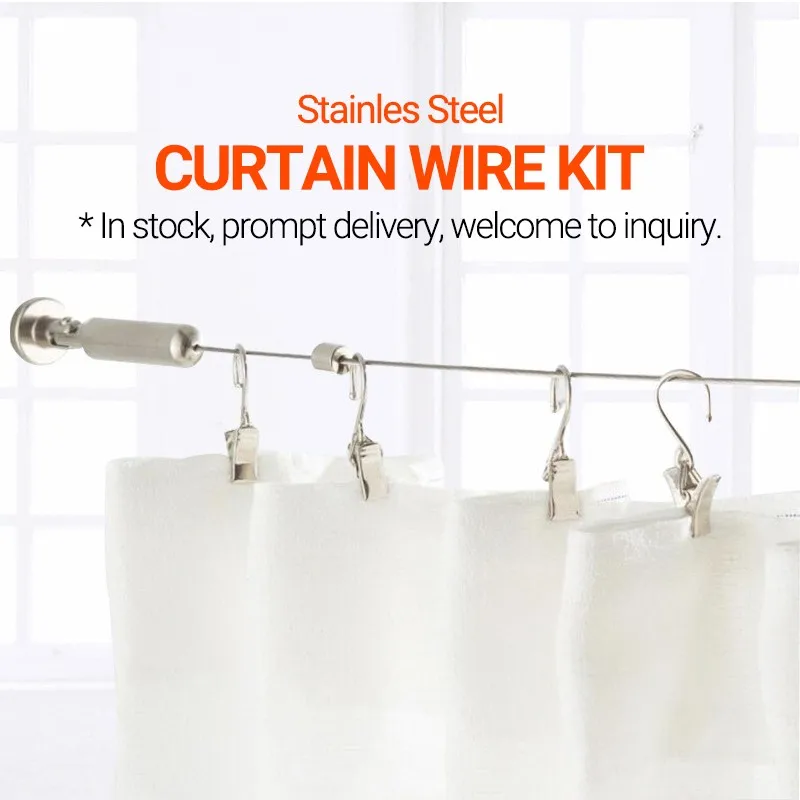 Wholesale Picture Hanging Strip Stainless Steel Wire Rope For Curtain
