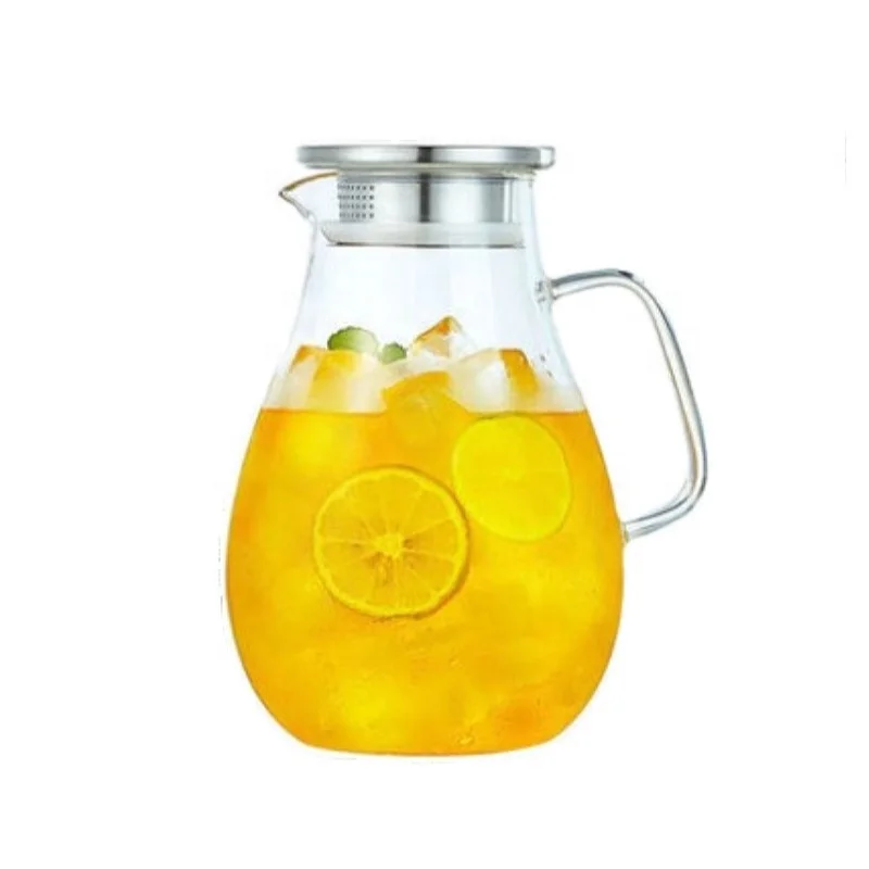 
Hot sale Carafe Luxurious Pitcher Set And Glass Water Jug With Lid 