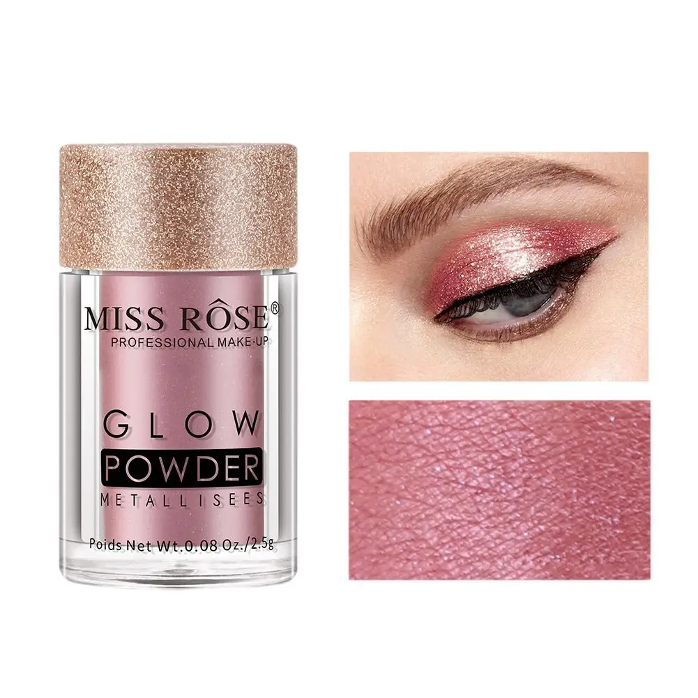 Monochrome Powder Shimmer Waterproof Lazy Flash Eye Shadow Palette Metallic Shimmer Metalic Liquid Packaging Eyeshadow