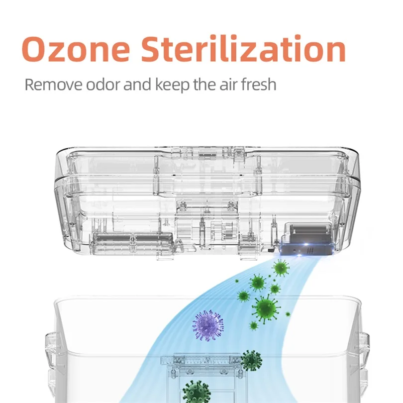 72L 19 Gallon CE RoHS Smart Automatic Sensor Recycling Sorting Touchless Dual compartments waste bins