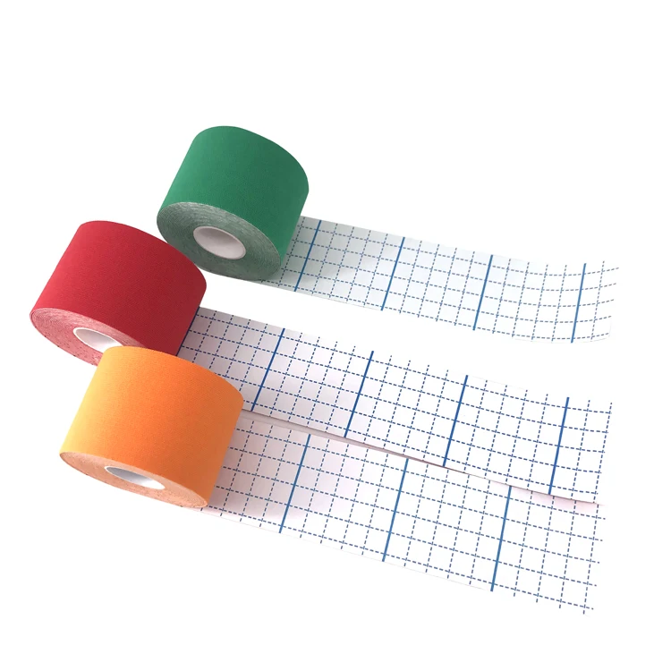 Wholesale 5cm Elastic Kinesios Tape Waterproof Precut Kinesiology Sports Tape for Knee Physiotherapy Athletic Muscle KT Tape
