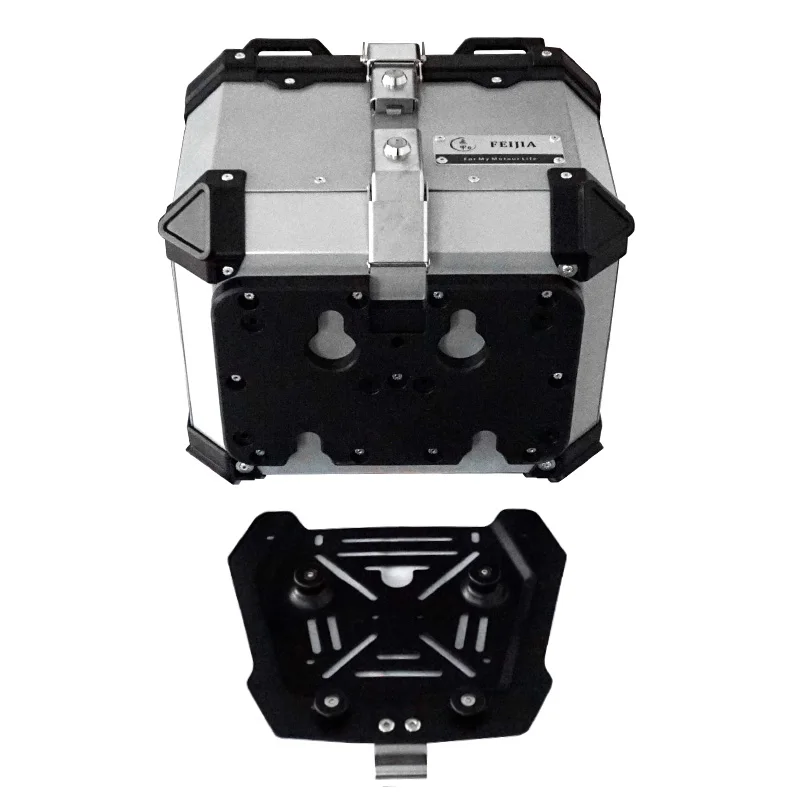 Задняя часть мотоциклетного багажника высокого качества из алюминиевого сплава, 36 л, подходит для BMW, Benali, Honda, Yamaha, KTM, Suzuki