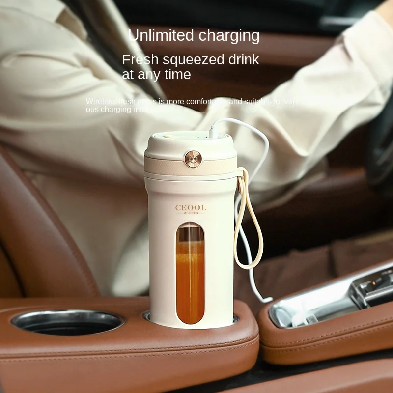 New fresh juicer blender mini 10 blade commercial juicer machine portable juicing cup 80W power juicer