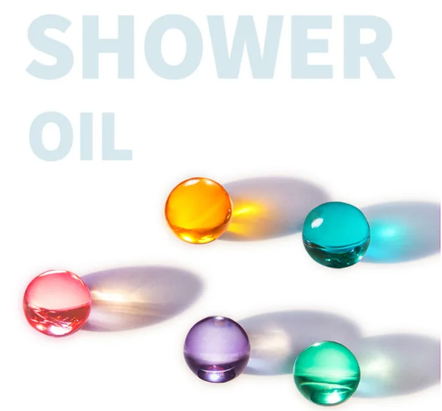 Wholesale OEM 4g White Round Bath Oil Pearls Jasmine Fragrance SPA 200pcs/lot Different Shape Bath Oil Pearls